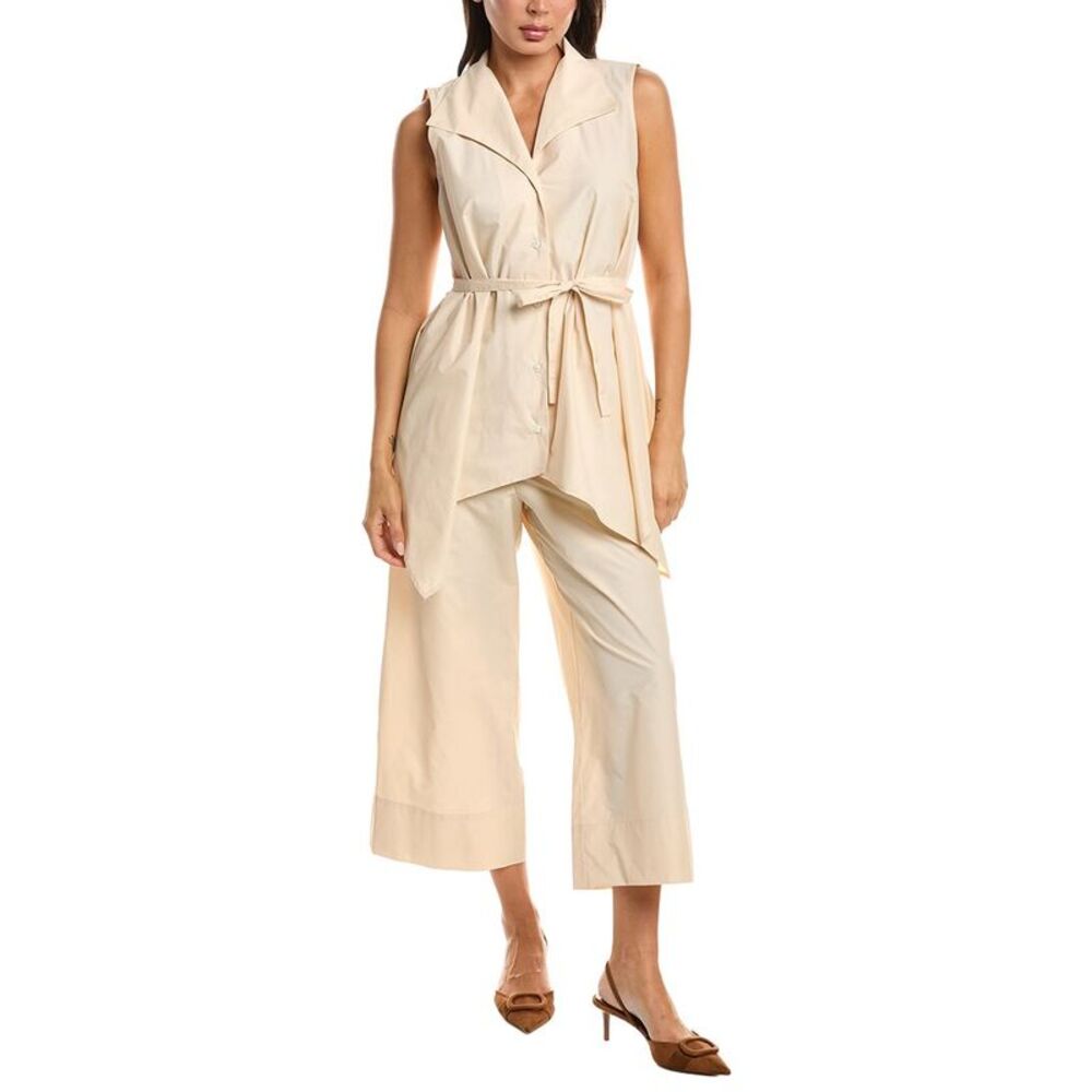 Natori Womens  Techno Poplin Handkerchief Hem Shirt